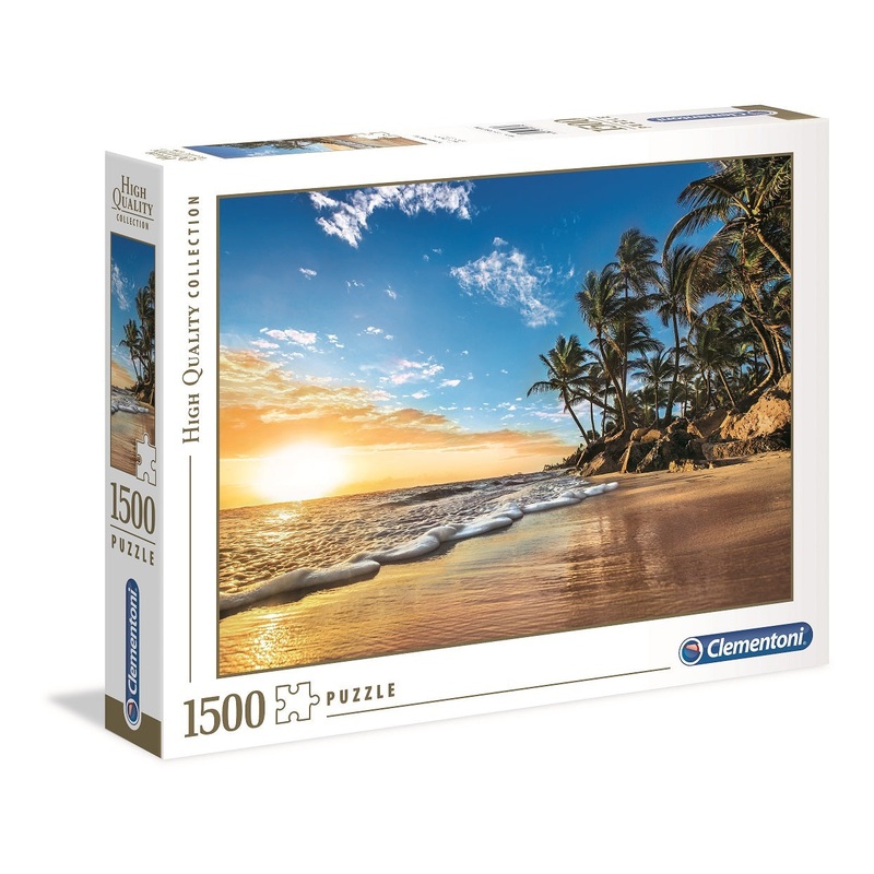Tropical Sunrise – 1500pc Jigsaw Puzzle – HQ – Clementoni