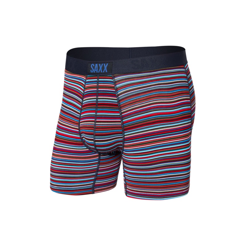 Vibe Boxer Brief – Blue Vibrant Stripe