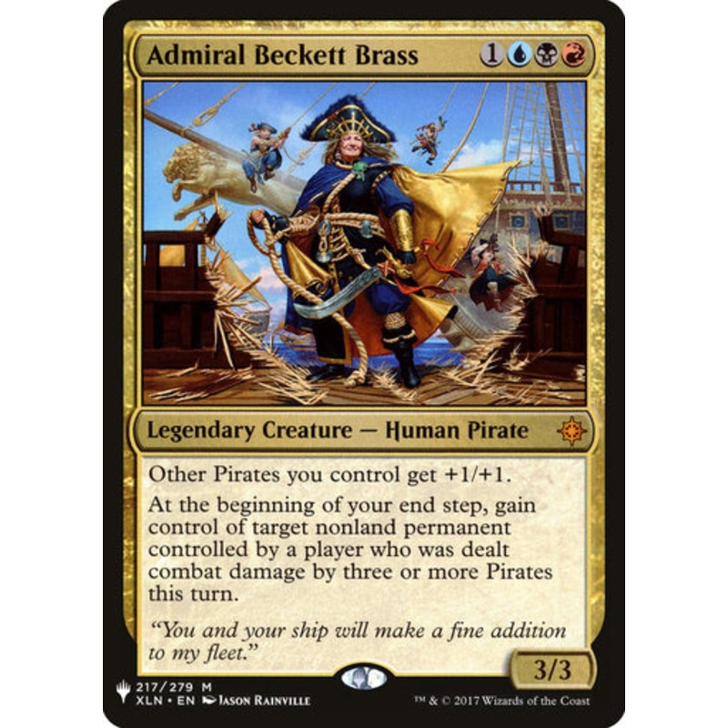 Admiral Beckett Brass