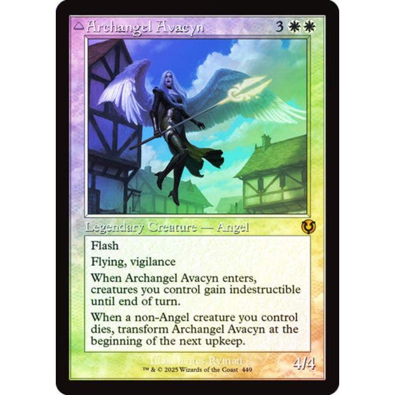 Archangel Avacyn // Avacyn, the Purifier (Retro Frame Foil) #0449 W M [INR]