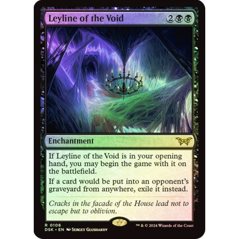 Leyline of the Void (Foil) #0106 Bk R [DSK]