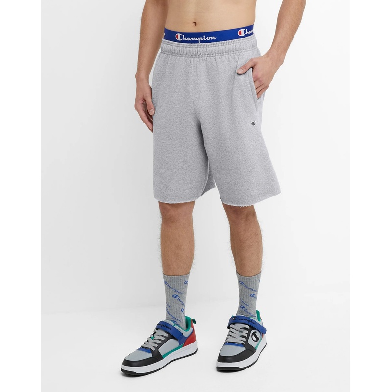 Men’s Powerblend Shorts 10|OXFORD GREY|S|M|L|XL|XXL