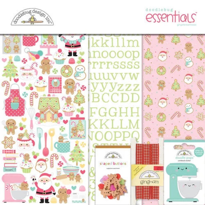 Doodlebug – Gingerbread Kisses – Essentials Kit