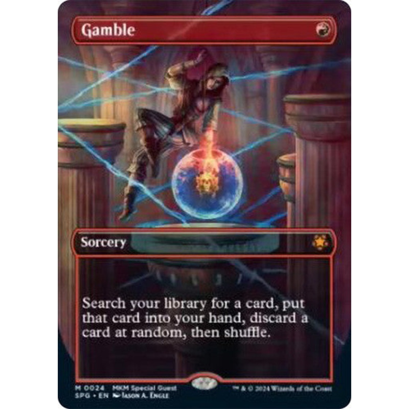 Gamble (Borderless) #0024 [MKM] [SPG]