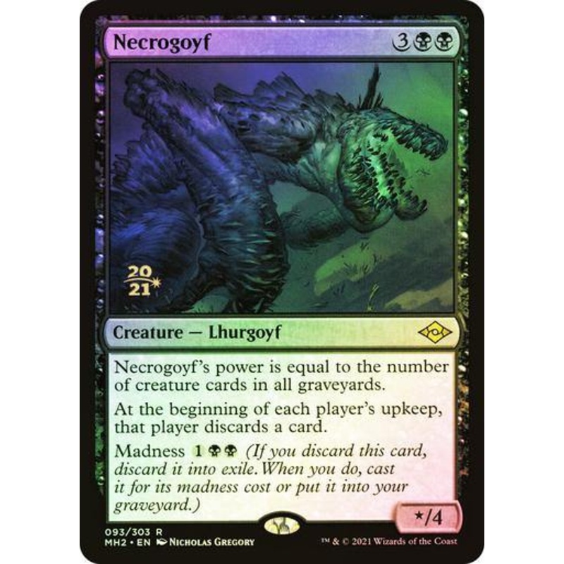 Necrogoyf (Prerelease) (Foil)