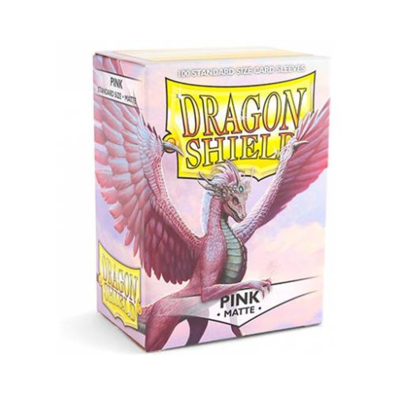 Pink – Matte Sleeves – Standard Size Box 100 – Dragon Shield