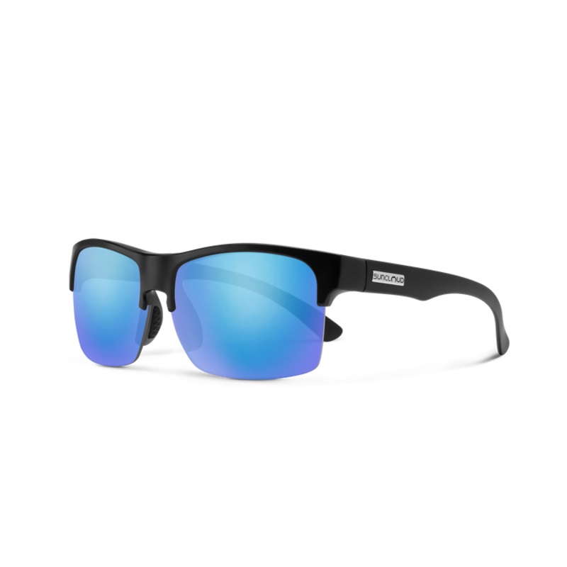 Rambler Lite Polarized|MATTE BLACK/POLARIZED BLUE MIRROR LENS