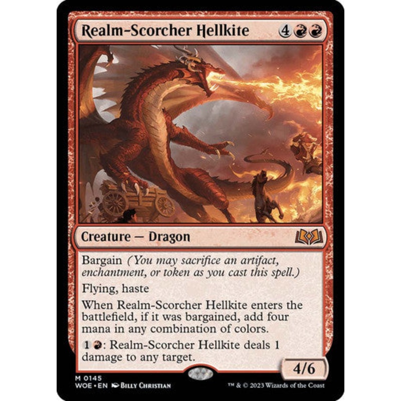 Realm-Scorcher Hellkite #0145 [WOE]