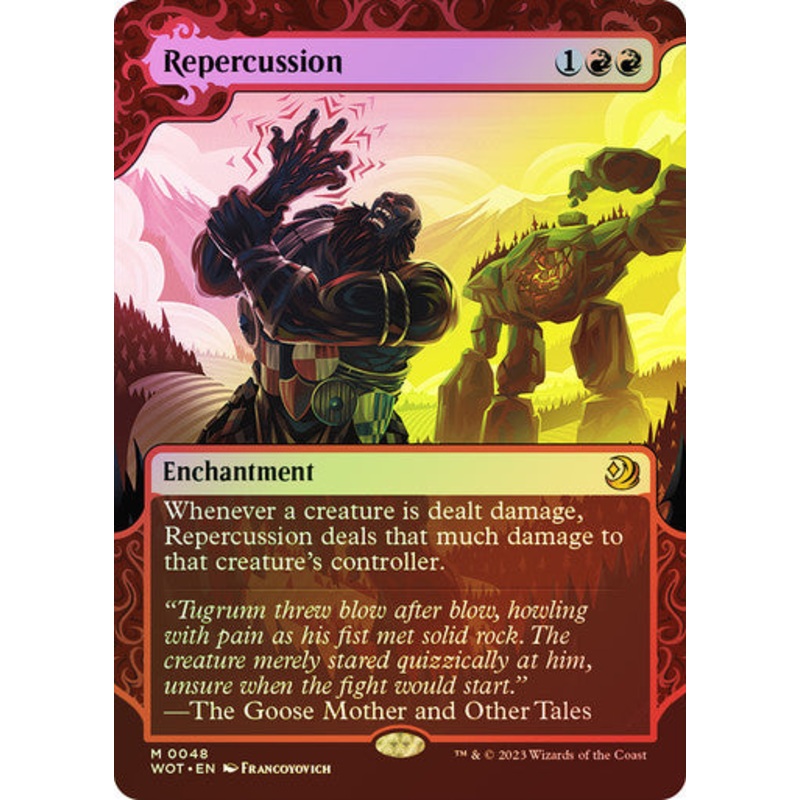 Repercussion (enchanting tale foil) #0048 [WOE] [WOT]