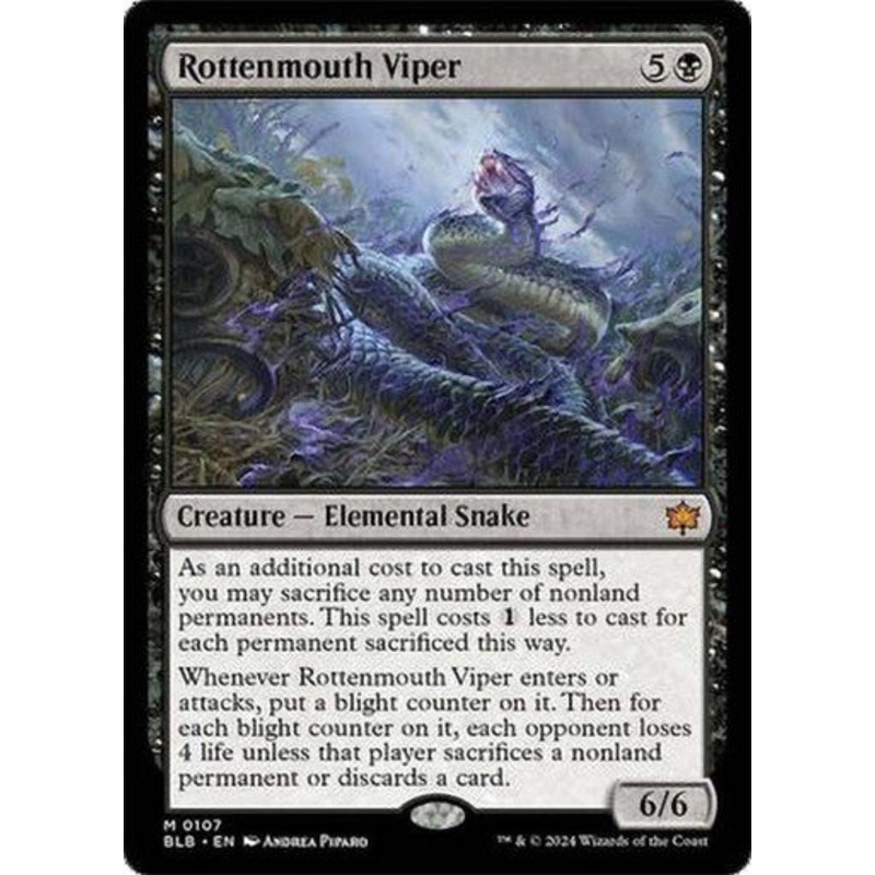 Rottenmouth Viper #0107 Bk M [BLB]