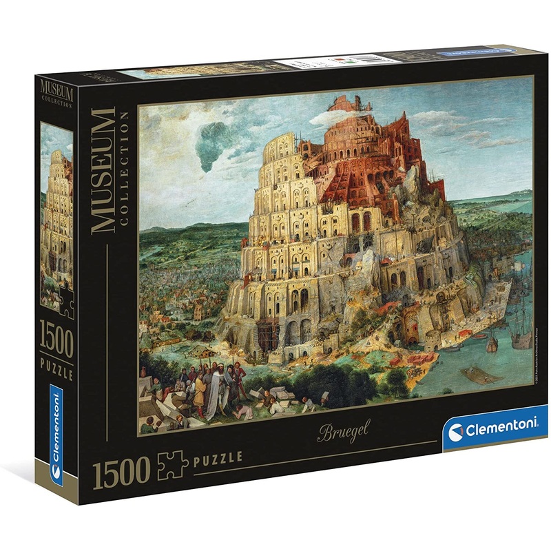The Tower of Babel – Bruegel – Museum Collection – 1500 Piece Jigsaw Puzzle – Clementoni