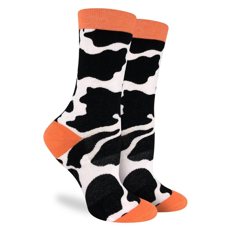Women’s Cow Print Socks|OS|OS