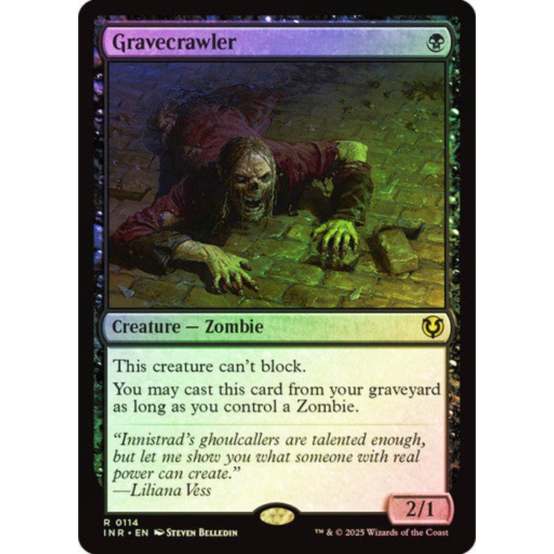 Gravecrawler (Foil) #0114 Bk R [INR]