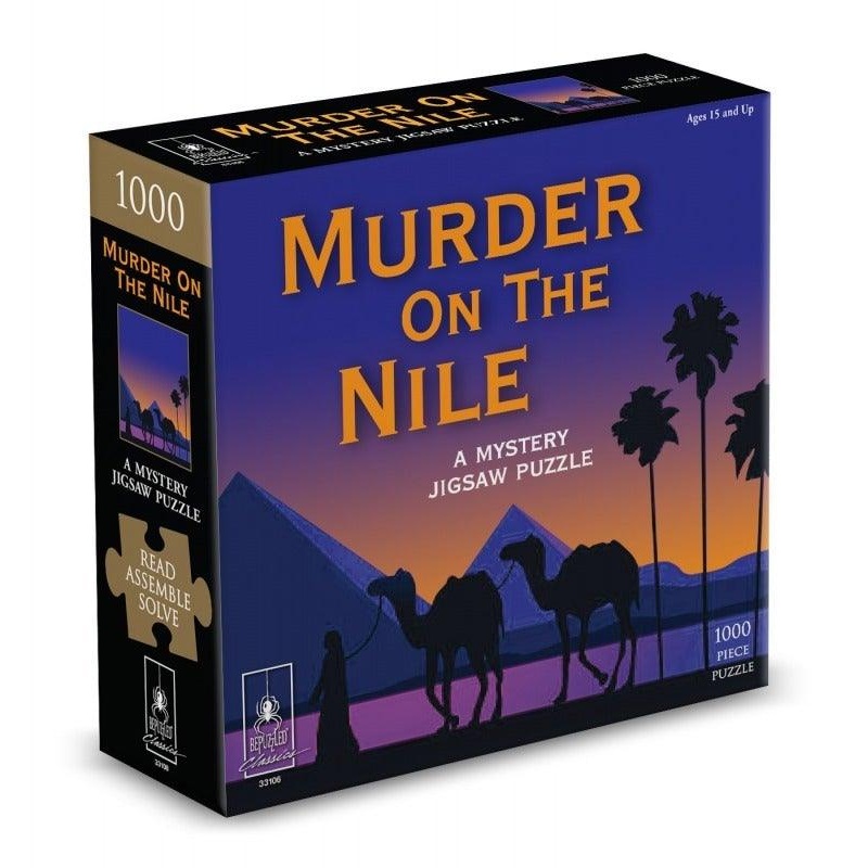 Murder On The Nile A Mystery Jigsaw Puzzle 1000pc
