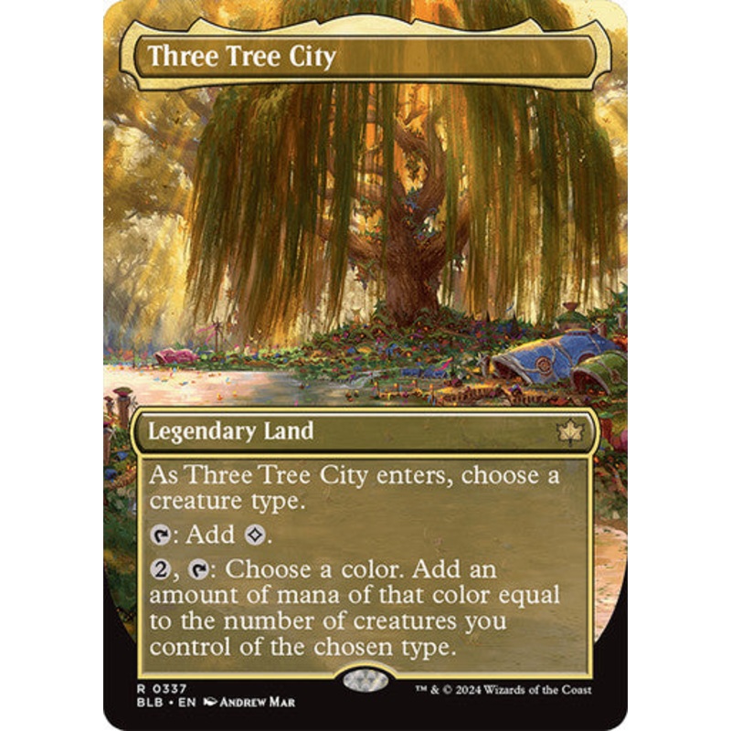 Three Tree City (Spring) (Borderless) #0337 L R [BLB]