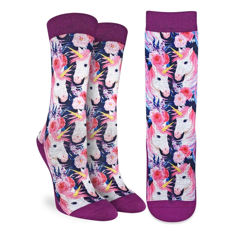 Women’s Unicorns with Flowers Socks