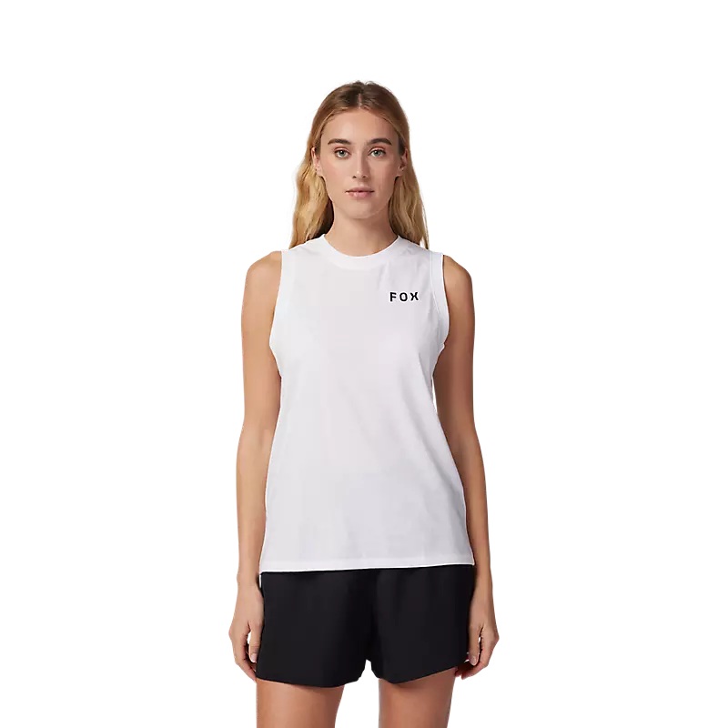 Women’s Wayfaring Biker Tank|WHITE|STONE GREY|S|M|L|XL