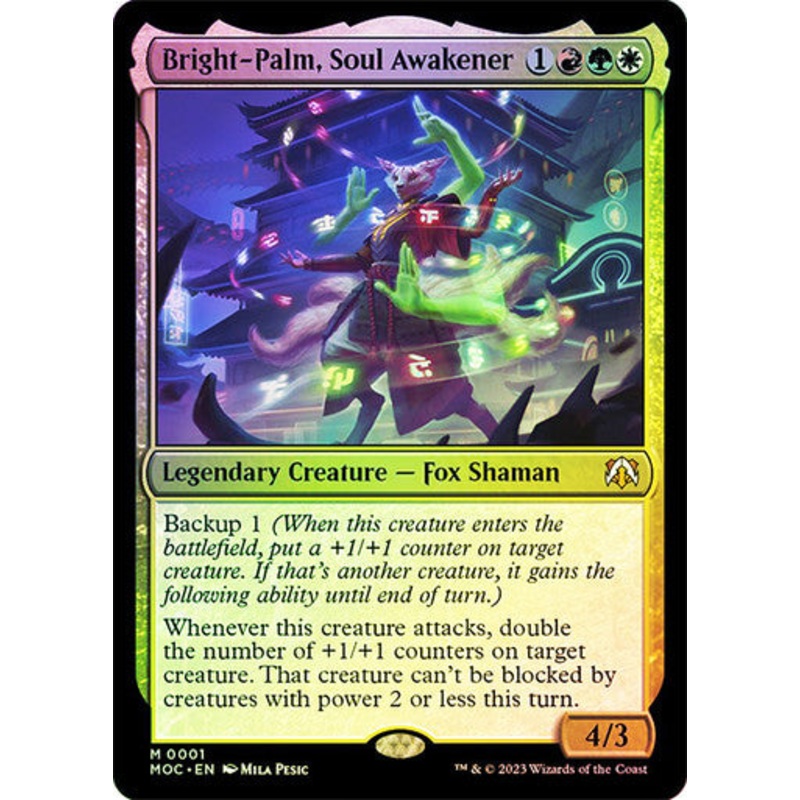 Bright-Palm, Soul Awakener (foil) #0001 [MOM] [MOC]