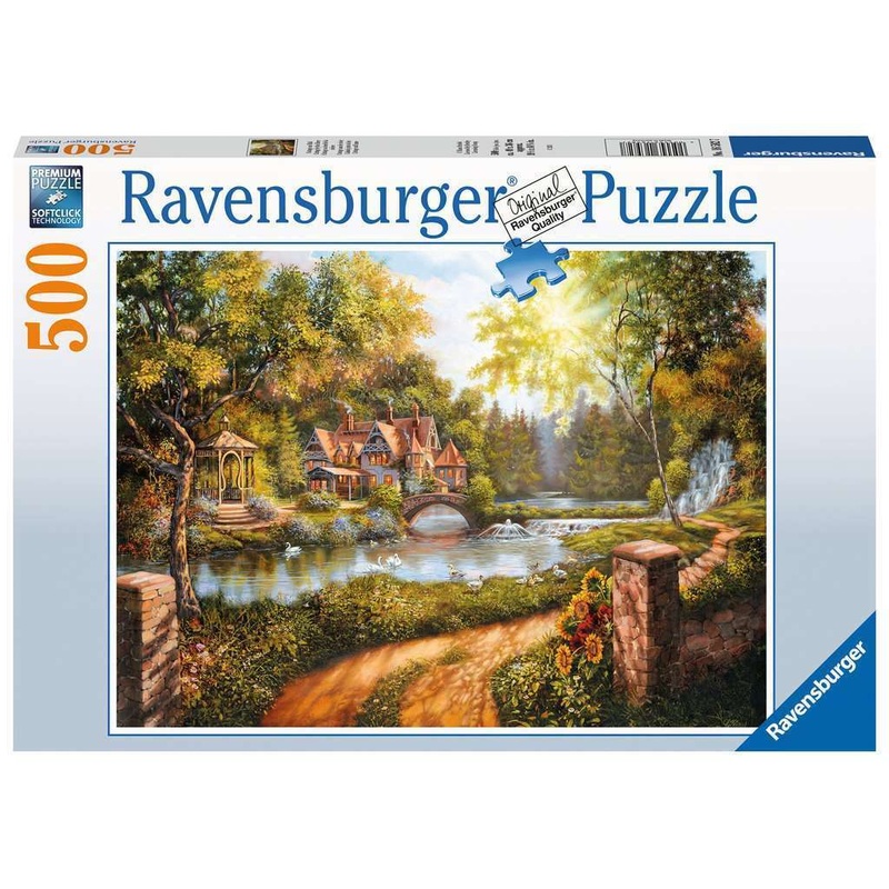 Cottage by the River – 500pc Jigsaw Puzzle – RB165827