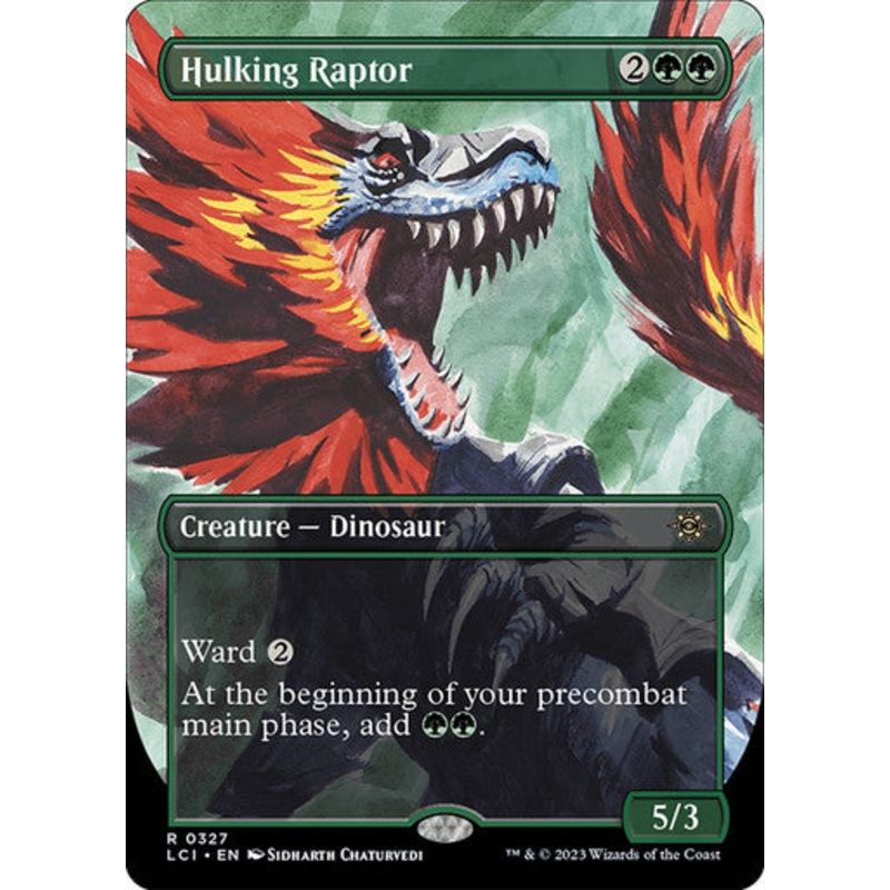 Hulking Raptor (Borderless) #0327 [LCI]
