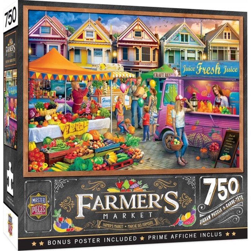 Masterpieces Farmer’s Market – Weekend Market 750pc Jigsaw Puzzle
