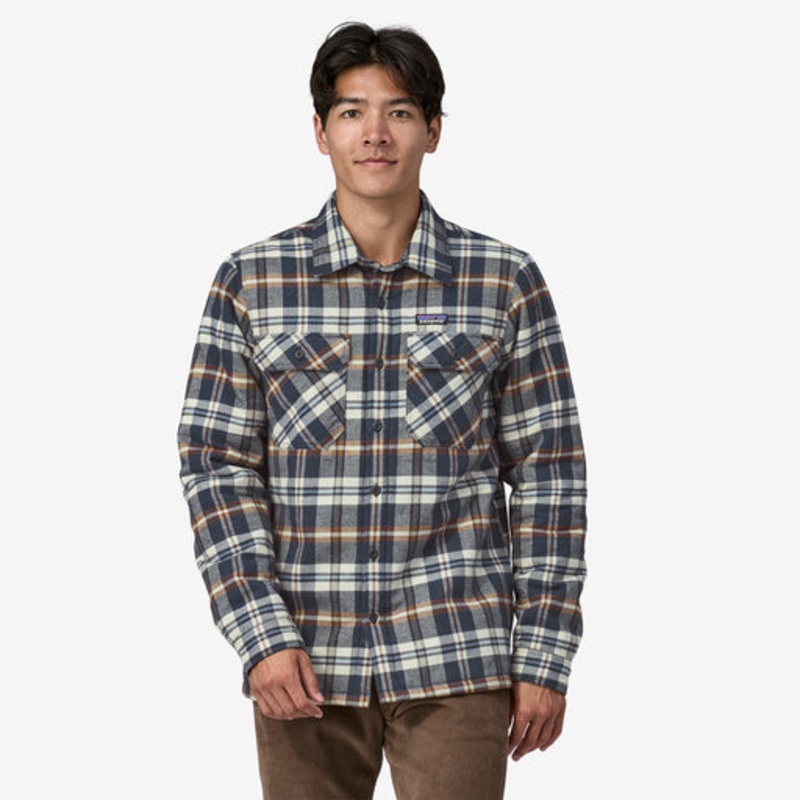 Men’s Insulated Organic Cotton Midweight Fjord Flannel Shirt