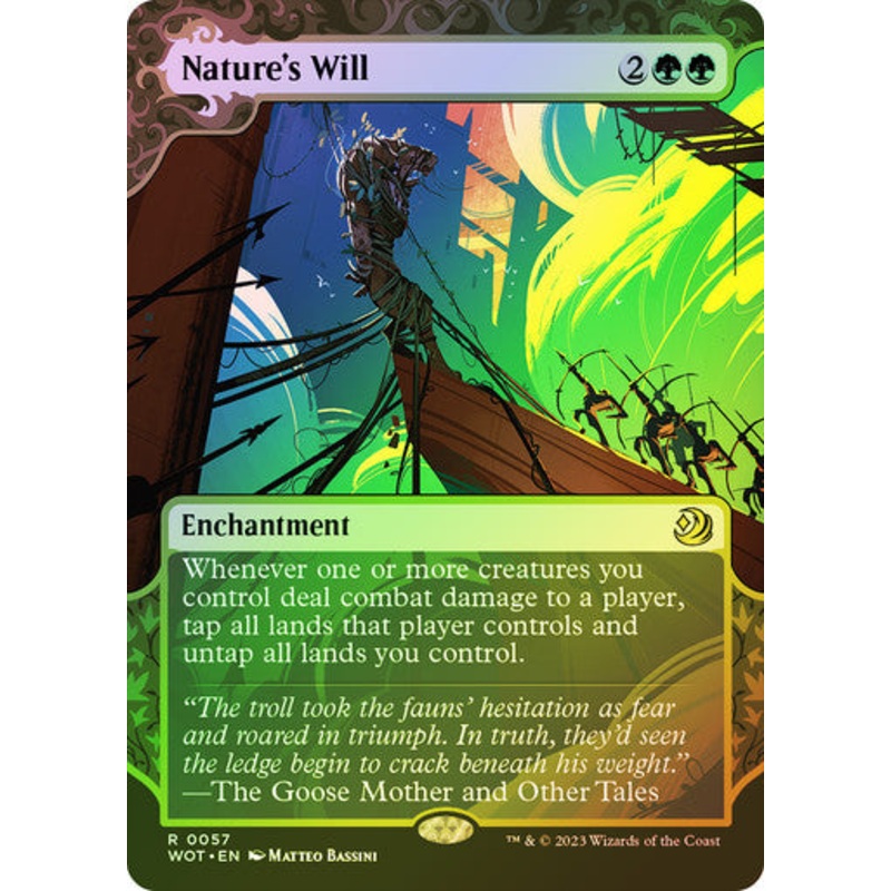 Nature’s Will (enchanting tale foil) #0057 [WOE] [WOT]
