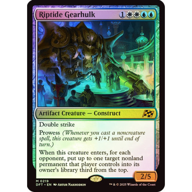 Riptide Gearhulk (Foil) #0219 M M [DFT]