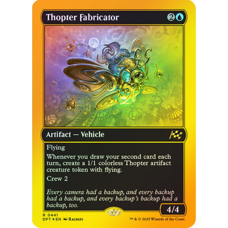 Thopter Fabricator (First-Place Foil) #0441 Bu R [DFT]