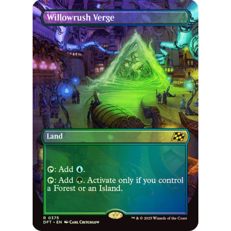 Willowrush Verge (Bordless Foil) #0375 L R [DFT]