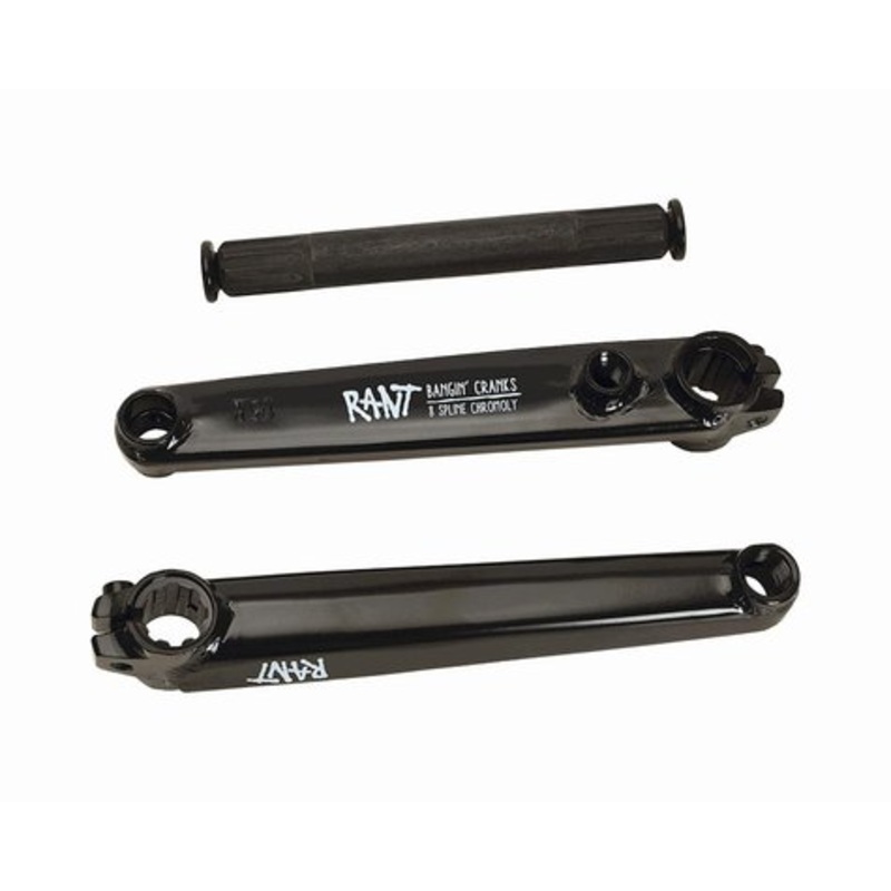 Bangin 165mm 8 Spline Crank|BLACK|CHROME