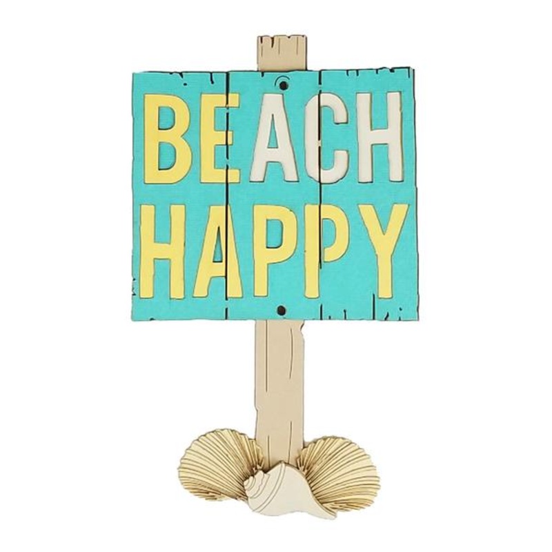 Beach Happy Sign