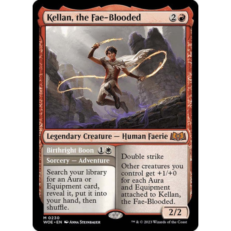 Kellan, the Fae-Blooded #0230 R M [WOE]