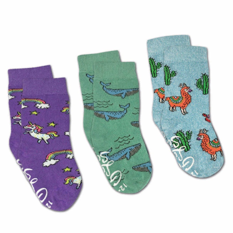 Kids Llamas, Unicorns and Whales Socks