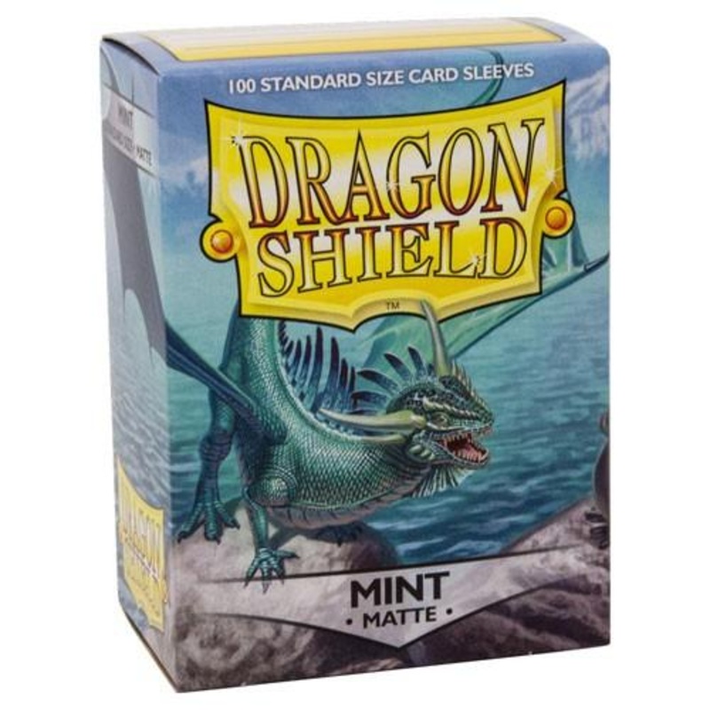 Mint – Matte Sleeves – Standard Size Box 100 – Dragon Shield
