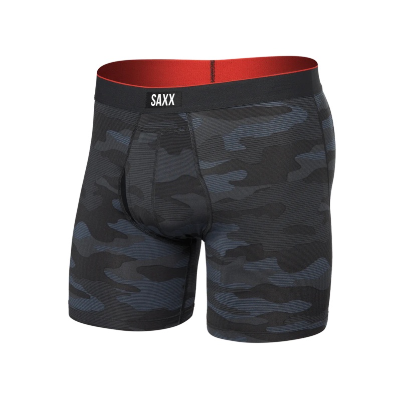 Multi-Sport Mesh Boxer Brief – Remote Camo Faded Black