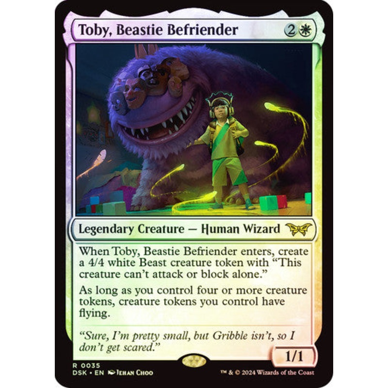 Toby, Beastie Befriender (Foil) #0035 W R [DSK]
