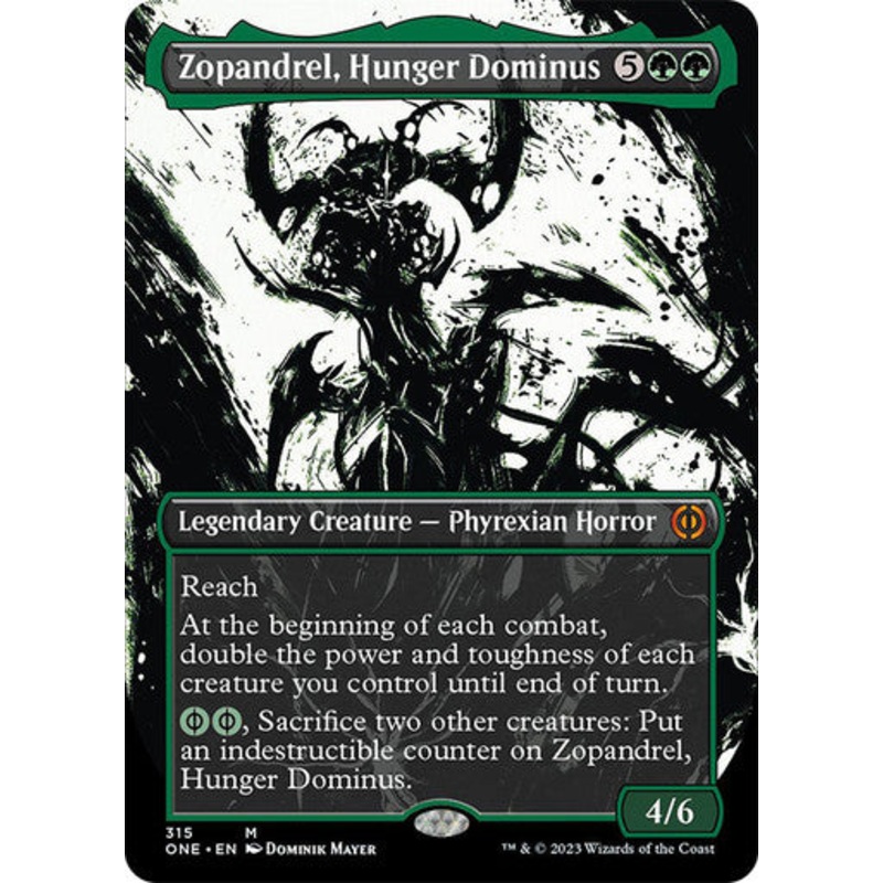 Zopandrel, Hunger Dominus (borderless ichor) (showcase)