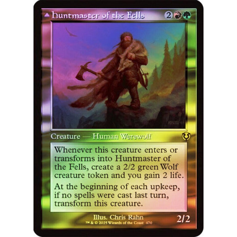 Huntmaster of the Fells // Ravager of the Fells (Showcase Foil) #0325 M R [INR]