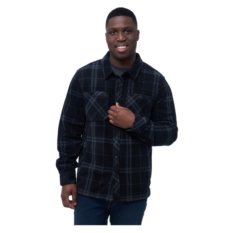 Men’s Hasler Fleece Button Up Long-Sleeved Shirt