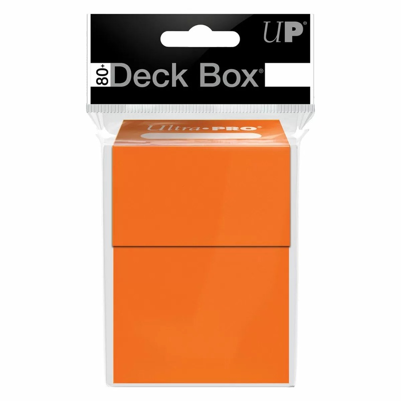 Orange Deck Box – 80ct Std Size – Ultra Pro
