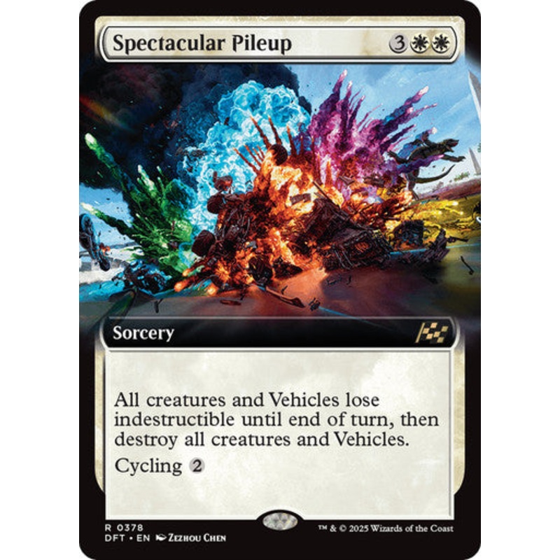 Spectacular Pileup (Extended Art) #0378 W R [DFT]