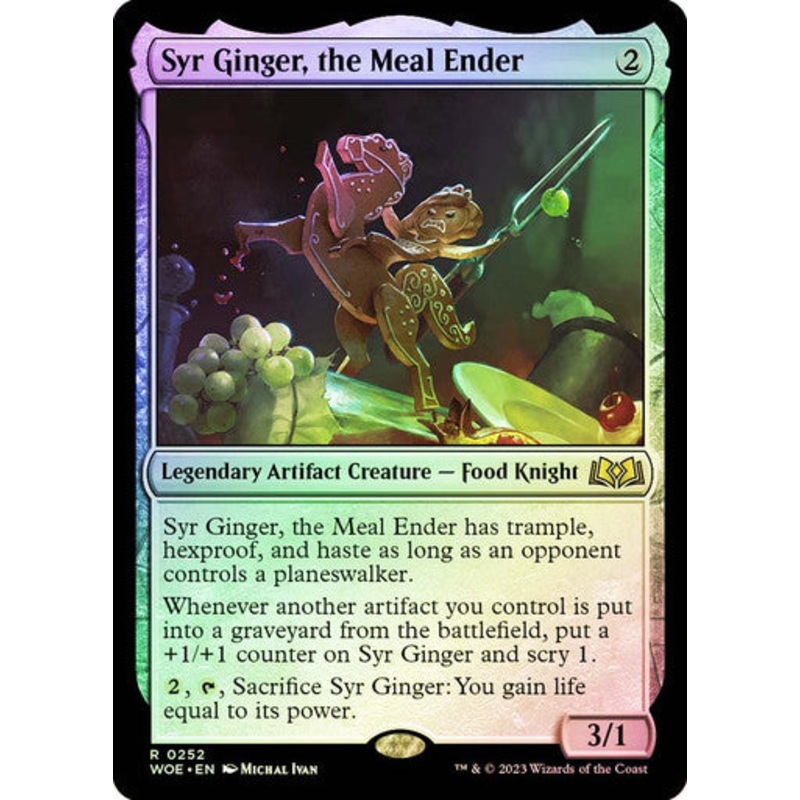 Syr Ginger, the Meal Ender (foil) #0252 [WOE]