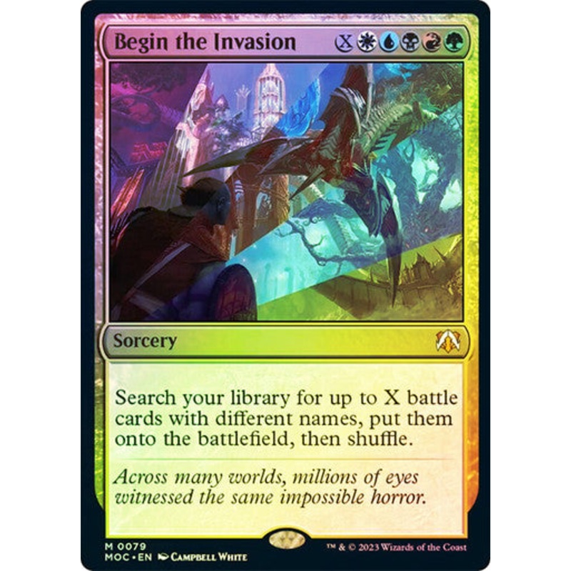 Begin the Invasion (foil) #0079 [MOM] [MOC]