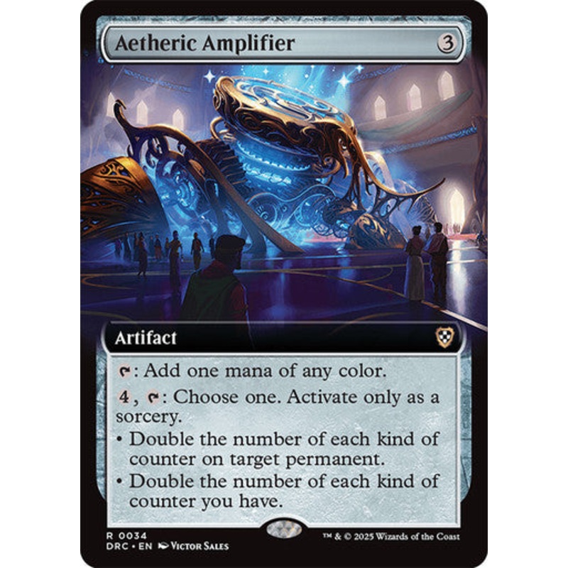 Aetheric Amplifier (Extended Art) #0034 C R [DFT] [DRC]
