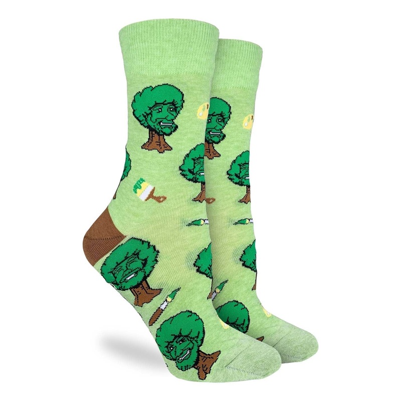 Bob Ross Happy Trees Socks|5-9