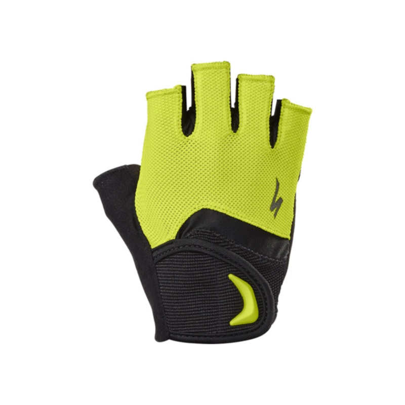 Body Geometry Kids Gloves|HYPER GREEN|BLACK|XS|S|M|L|XL