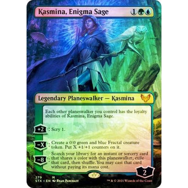 Kasmina, Enigma Sage (Borderless) (Foil)