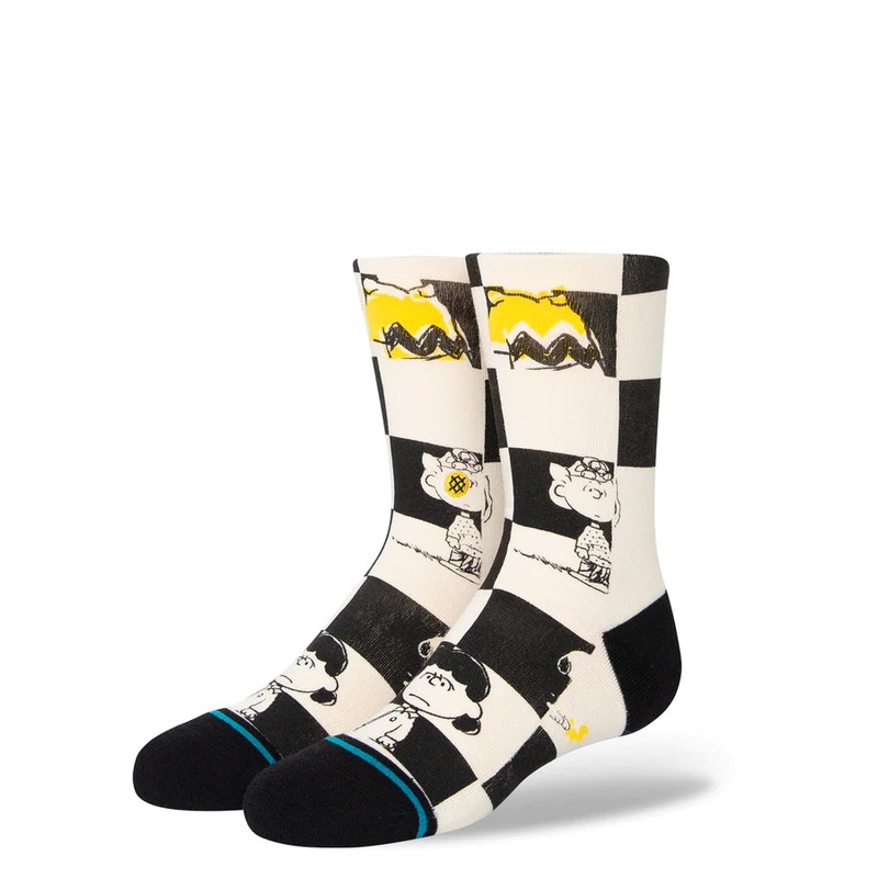 Kids Peanuts X Checked Crew Socks