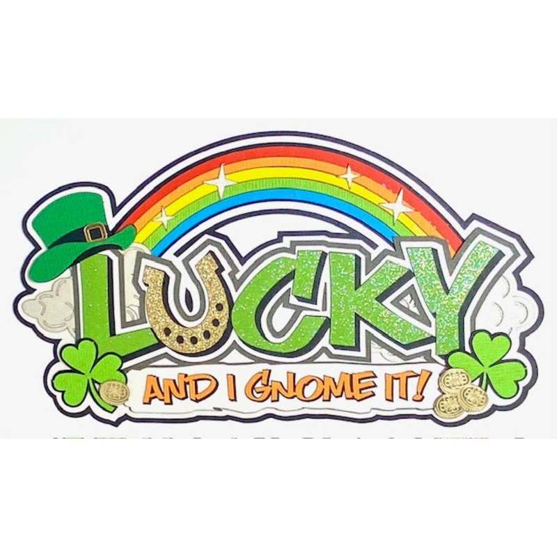 Lucky and I Gnome it Title